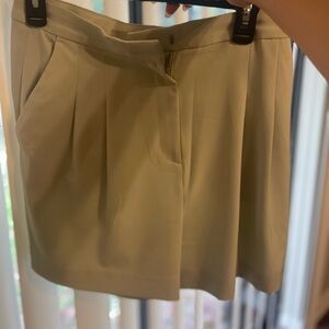 Mint green high waist shorts from HM